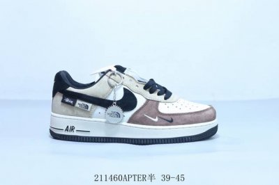 180 耐克 Nike Air Force 1 Af1耐克 低帮 空军一号休闲板鞋 北面联名 211460Apter半 39-45