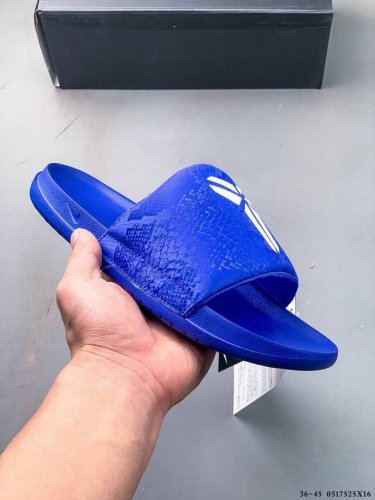 集图 耐克Nike Kobe Offcourt Slide Hyper Royal 科比道奇专属配色休闲拖鞋 0517525X16