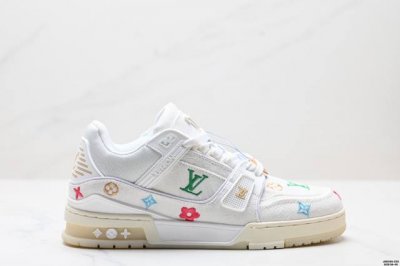 公司级全新Lv路易威登Louis Vuitton Trainer Sneaker Low休闲运动文化百搭板鞋 尺码:36-45 Id:Jgd355-Zzs