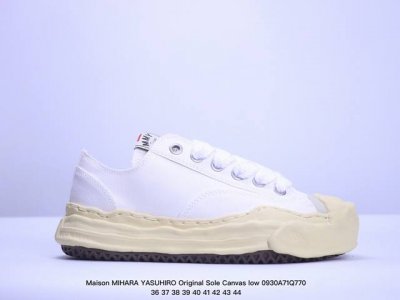 公司级 原装级别 三原康裕mmy Maison Mihara Yasuhiro Original Sole Canvas Low 余文乐挚爱单品 复古溶解风日本