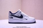 海外爆款限量发售 高端定制Nike Air Force 1 '07 Low 北面联名--- 白蓝三钩 高端定制 低帮休闲板鞋 定制鞋盒 大厂纯原品质出货 超高清