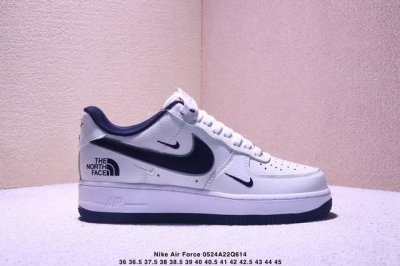 海外爆款限量发售 高端定制Nike Air Force 1 '07 Low 北面联名--- 白蓝三钩 高端定制 低帮休闲板鞋 定制鞋盒 大厂纯原品质出货 超高清