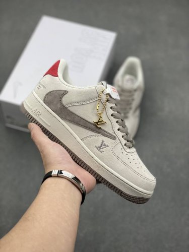 NK Air Force 1‘07 Low 定制款抽屉盒 空军一号低帮休闲板鞋 定制皮料 原楦原纸板 纯正版型 高清洁度 内置全掌气垫 货号：CW2288-11