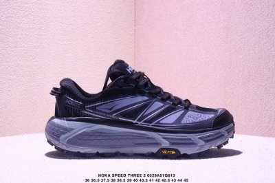 公司级Hoka Mafate Speed Three 2玛法特 超轻厚底轻量山地跑步鞋 货号:1141572 尺码:36 36.5 37.5 38 38.5 3