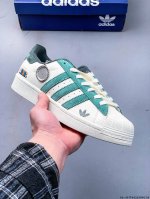 公司级头层！阿迪达斯Adidas Superstar 贝壳头经典百搭休闲板鞋 渠道正品订单 诠释市场最高工艺水平 贝壳头经典小白板鞋 专柜上架同步配色 全鞋进口