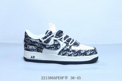 Nike Air Force 1 Af1耐克 低帮 绑带联名空军一号休闲板鞋 221380Apeop半 36-45