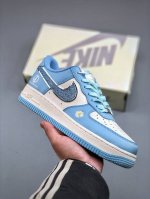 360支持放店 Nike Air Force 1 Low 07 X Peaceminusone 雏菊 白蓝满天星原楦头原纸板 打造纯正低帮空军版型专注外贸渠道
