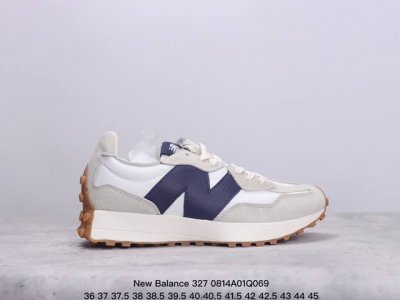 真标 Nb 新百伦 New Balance 327系列复古休闲运动慢跑鞋时尚男女运动鞋 以更纯粹的复古风格设计打造的全新造型 侧身还以解构设计，将 N 字标志以