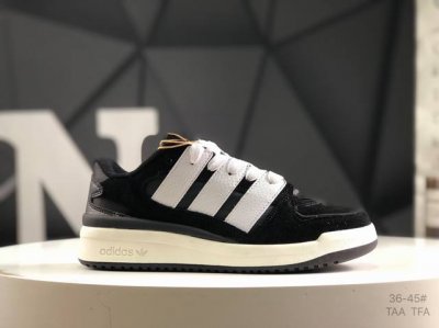 阿迪达斯 Adidas Originals Forum 0 舒适百搭 耐磨轻便 低帮 板鞋 货号：Js3158 尺码：36 36.5 37 38 38.5 39