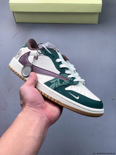 公司级头层！耐克Nike Air Jordan 1 Low Aj1乔1 低帮潮流缓运动休闲板鞋。Aj1 低帮拼接 完美版型真头层牛皮# 内置缓震气垫 原鞋开模