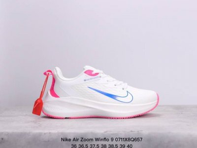 耐克nike Air Zoom Winflo 9登月系列针织面透气 训跑练步鞋 内置zoom气垫 脚回感弹感受非常直接 Xm0711Q657