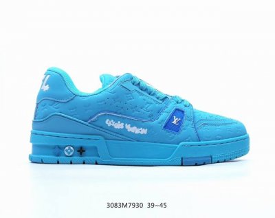 公司级全新lv路易威登louis Vuitton Trainer Sneaker Low休闲运动文化百搭板鞋 尺码:36-45，编码3083M7930