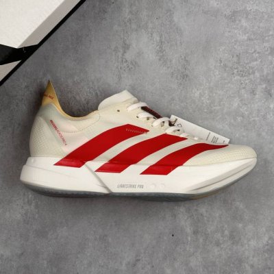 本地 核心私 公司级Adidas Adizero Adios Pro 4 M马拉松飞线贾卡轻质透气休闲运动跑步鞋 采用双层透气网纱 Flywire动态飞线绑缚鞋