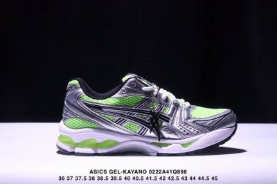 180 Asics/亚瑟士 透气网眼鞋面配合部分合成革材质 采用全新Ahar+橡胶材质,更加耐磨日本专业跑鞋品牌·Asics/亚瑟士 Gel-Kayano 14