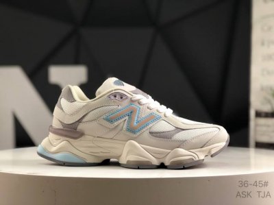 new Balance 9060 新百伦 9060 鞋款灵感源自设计师本人对夏日的怀日回忆 鞋面大身由空间双格及磨砂鞋面拼接而生 配以柔和 温暖的粉橘色调 夏日