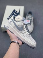 海外限量发售！公司级nike Air Force 1 '07 Low “Un联名--猪八米灰线”空军一号 低帮 运动鞋 休闲鞋 折边针车 工艺难度大 原楦头原纸