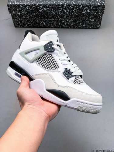 公司级！Air Jordan 4 Retro Og Cement Aj4 乔4 复古休闲运动篮球鞋 正确鞋舌立体高频 原厂数据 2025最新原厂底模 原厂纸板