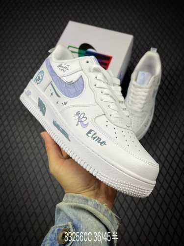 C 公司级Nike Air Force 1‘07 原楦头原纸板 打造纯正低帮空军版型 专注外贸渠道 全掌内置蜂窝气垫 原盒配件 原厂中底钢印、拉帮完美 货号:F