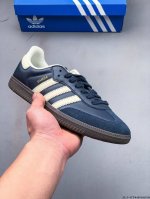 阿迪达斯Adidas Originals Samba德训鞋 防滑耐磨 低帮板鞋 男女同款 简约大方的设计造型，使Notitle X Adidas Origina