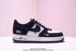 海外限量发售！公司级Nike Air Force 1 '07 Low “Supreme联名 双色灰抽绳”空军一号 低帮 运动鞋 休闲鞋 折边针车 工艺难度大 原