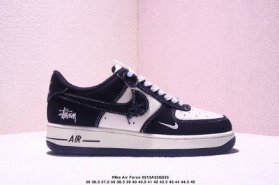 海外限量发售！公司级Nike Air Force 1 '07 Low “Supreme联名 双色灰抽绳”空军一号 低帮 运动鞋 休闲鞋 折边针车 工艺难度大 原