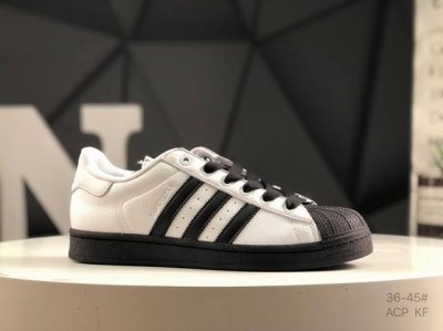 阿迪达斯 Adidas三叶草 Originals Superstar贝壳头系列低帮经典百搭休闲运动板鞋 货号:Ji0124 尺码：36-45 半 Acp Kf