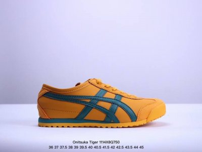 Onitsuka Tiger Mexico 66 阿斯克斯 鬼冢虎 低帮 男女同款 减震支撑低邦运动休闲鞋 这款鞋由皮革制成，具有鞋跟交叉加固设计，可提供更高的