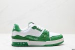 公司级全新Lv路易威登Louis Vuitton Trainer Sneaker Low休闲运动文化百搭板鞋 尺码:39-45 Id:Jkd129-Zz D
