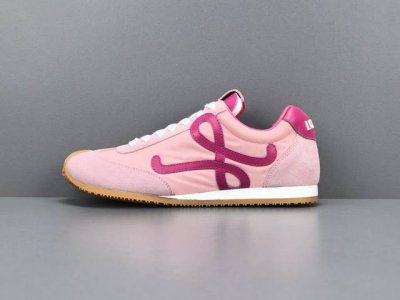 渠道优势，！ 专柜版 罗意威 Loewe罗意威 Ballet Runner 2.0 小牛皮 圆头系带 低帮 生活休闲鞋 尺码 35 36 37 38 39 40