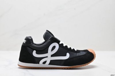 真标Loewe罗意威 Ballet Runner 小牛皮 圆头系带 低帮 生活休闲鞋 货号:L81428 2 尺码:36-45 Id:Jjd554-Kjs