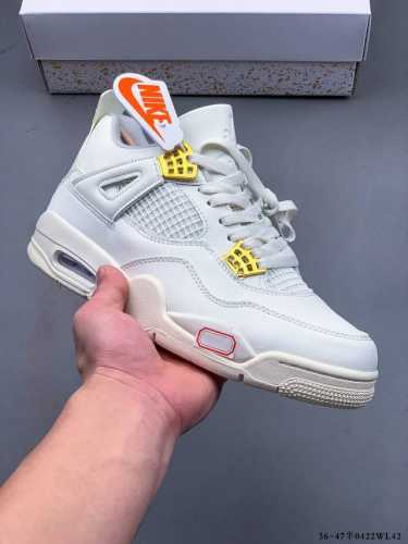 纯原版本！Air Jordan 4 Retro Og Cement Aj4 乔4 复古休闲运动篮球鞋 正确鞋舌立体高频 原厂数据 最新原厂底模 原厂纸板 042