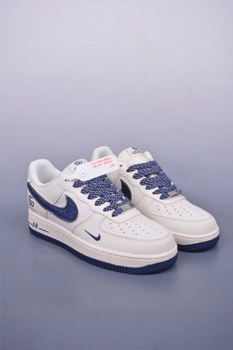 Nike Air Force 1 Low Gucci联名 原楦头原纸板 打造纯正空军版型 专注外贸渠道 全掌内置蜂窝气垫 原盒配件 原厂中底钢印、拉帮完美 官方