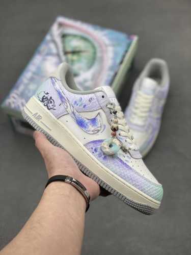 本地自取470 #Cny蛇年限定 Nike Air Force 1 “Viper” “灵蛇起航” 礼盒装空军一号低帮休闲运动板鞋 展望灵蛇之年，前方是无限可能的
