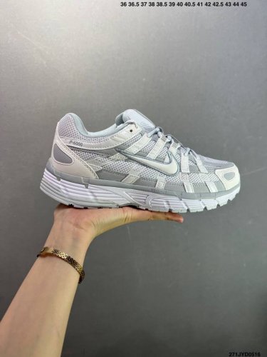 公司级Nk p-6000 系列低帮复古老爹风休闲运动舒适慢跑鞋 银灰 Cn0149-001 购入原鞋原装纸板楦头开发 独家私模四层组合大底 市场唯一正确版本 良