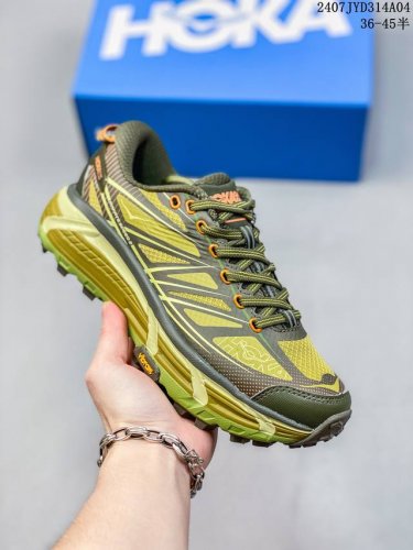 Hoka Mafate Speed 2 超轻厚底轻量山地跑步鞋 原装轻量化材料fresh Foam 超轻量中底全部用料过3C认证 滚动平衡科技减少33%能量消耗