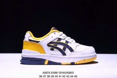 Asics 亚瑟士 新款ex89 男女子运动鞋时尚复古休闲板鞋舒适篮球鞋。以nba球队湖人、尼克斯和凯尔特人为主题打造的ex89复古鞋款 亚瑟士asics Ex