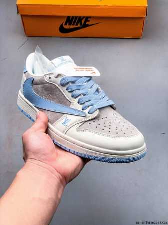 180 公司级！耐克Nike Air Jordan Low 1 乔1低帮倒勾经典休闲鞋 0302283X26 - 点击图像关闭