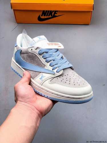 180 公司级！耐克Nike Air Jordan Low 1 乔1低帮倒勾经典休闲鞋 0302283X26