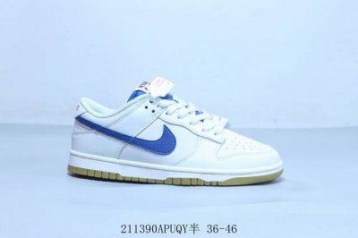耐克 Nike Sb Dunk Low Pro 复古低帮 休闲运动滑板板鞋 白蓝 211390Apuqy半 36-46