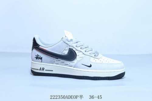 耐克 Nike Air Force 1 Af1耐克 低帮 空军一号休闲板鞋 联名 222350Adeop半 36-45