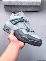 纯原版本！Air Jordan 4 Retro Og Cement Aj4 乔4 复古休闲运动篮球鞋 正确鞋舌立体高频 原厂数据 最新原厂底模 原厂纸板 042