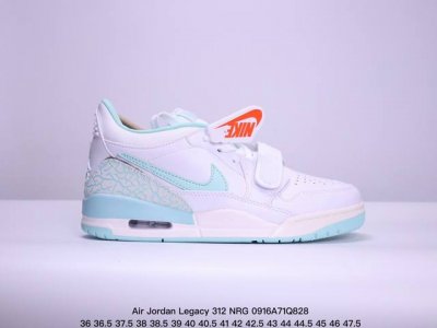 公司级耐克 Nike Aj312 Air Jordan Legacy 312 Nrg“Pure White” 官方货号:Cd7069 141乔丹联名号称 “最强