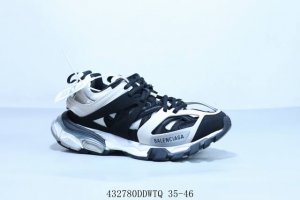 巴黎世家3.0 三代户外概念鞋 Balenciaga Sneaker Tess S.Gomma Maille White Orange原装大盒 从里到外 一切百