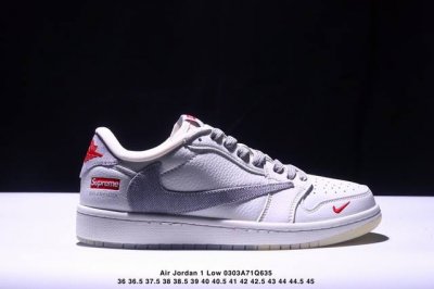220 海外爆款限量发售！公司级 Travis Scott X Fragment Design X Jordan Air Jordan 1 Low Og Sp