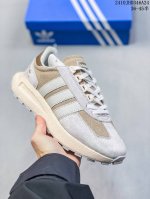 公司级阿迪达斯Adidas Retropy E5 W.R.P 阿迪新款运动休闲爆米花跑鞋 三叶草 厚底 白深蓝 新款低帮经典运动鞋以70年代经典跑步鞋为灵感，新