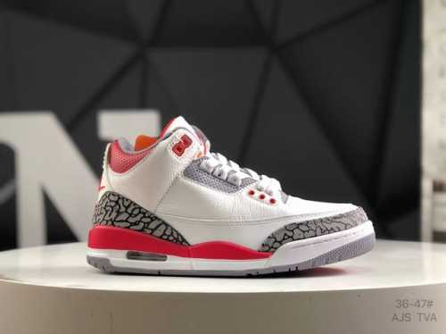 真标带半码 乔丹 Air Jordan 3 Retro 原装配色 性价比Aj3 同价区间无对手 #原装头层材料 用料绝不含糊 #正确荔枝纹路 客供原厂磨具 清洁