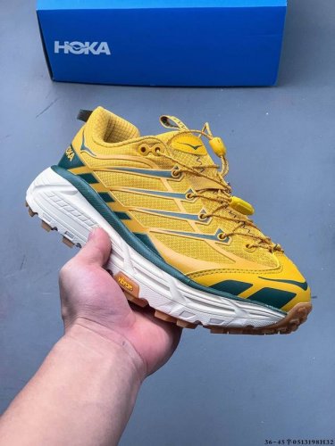 集图 Hoka One Mafate Three 2 户外潮流低帮休闲运动鞋 全新 Mafate Three 2 采用 Mafate Speed 2 缓冲性良好