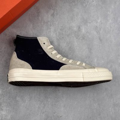 本地 核心私 匡威Converse 70S Fog 麂皮拼接高帮休闲板鞋 匡威真香系列 Converse匡威Fog最强平替来了，与Fog相同的鞋带设计，帆布和麂