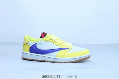 特价 乔丹Air Jordan 1 Low Aj1 乔1低帮复古文化休闲运动篮球鞋倒勾 金丝雀 货号 Dz4137-700 59009Ddttu 36-45