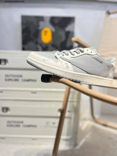 公司级头层皮猿人 X 乔丹Air Jordan 1 Low Aj1低帮系列篮球鞋 官方同步配色 原装级产物 #拒绝公底 立体鞋型 细节完美 高清洁度Bb6511